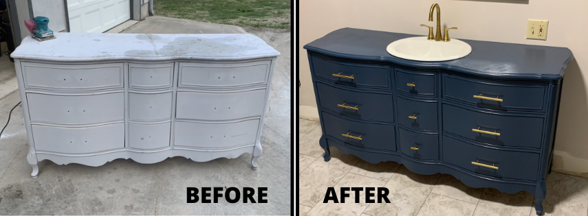 How to Convert a Dresser into a Bathroom Vanity